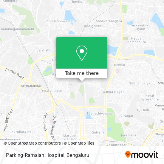 Parking-Ramaiah Hospital map