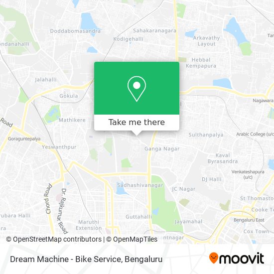 Dream Machine - Bike Service map