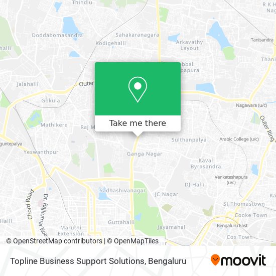 Topline Business Support Solutions map