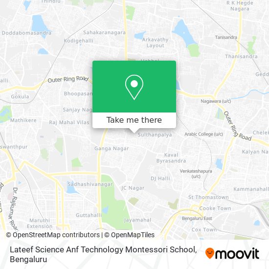 Lateef Science Anf Technology Montessori School map