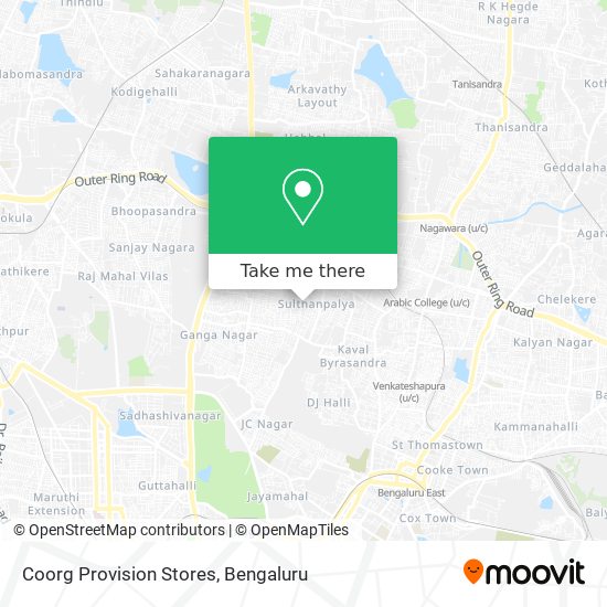 Coorg Provision Stores map