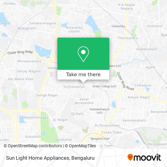 Sun Light Home Appliances map