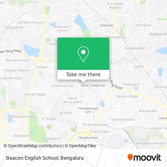 Beacon English School map