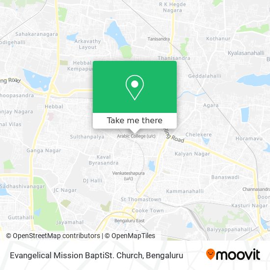Evangelical Mission BaptiSt. Church map