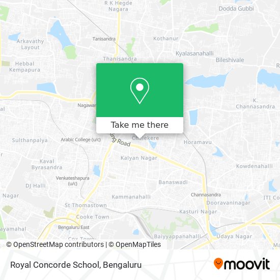 Royal Concorde School map