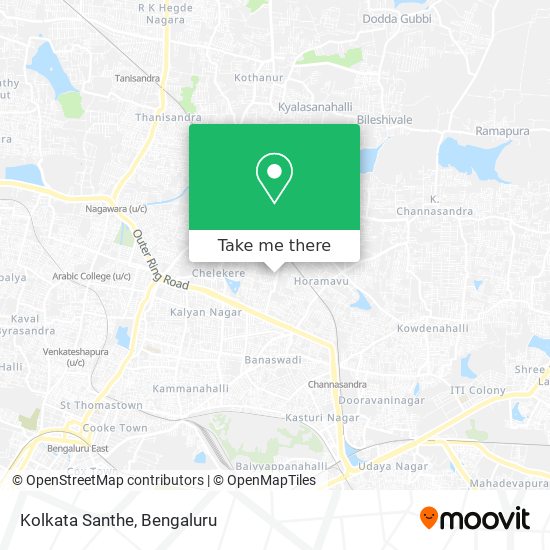 Kolkata Santhe map