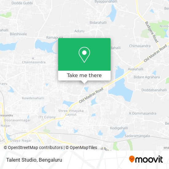 Talent Studio map