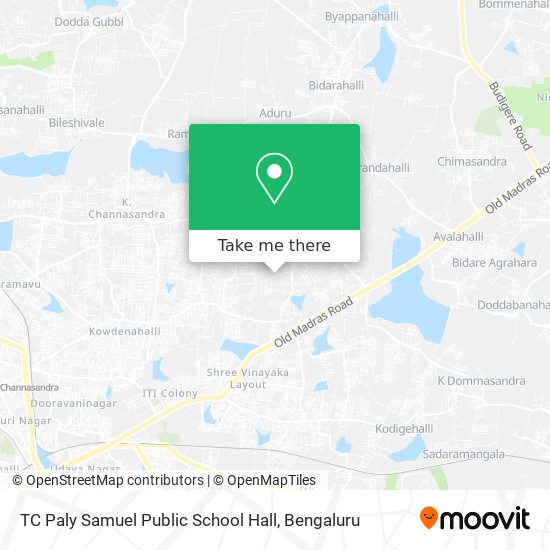 TC Paly Samuel Public School Hall map