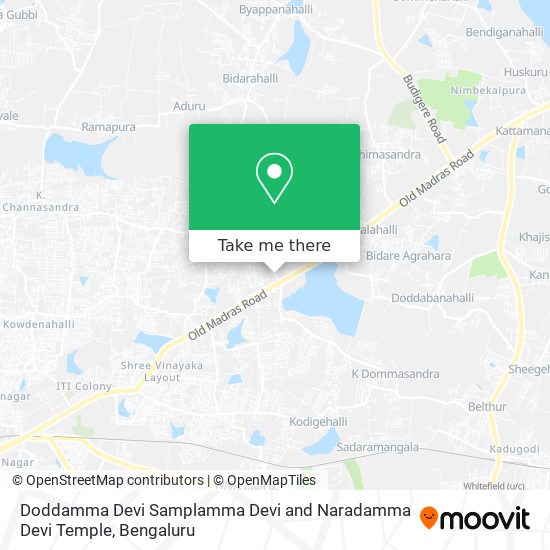 Doddamma Devi Samplamma Devi and Naradamma Devi Temple map