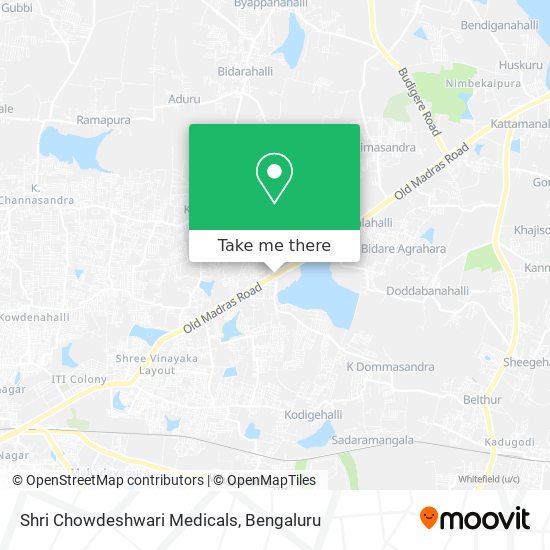Shri Chowdeshwari Medicals map