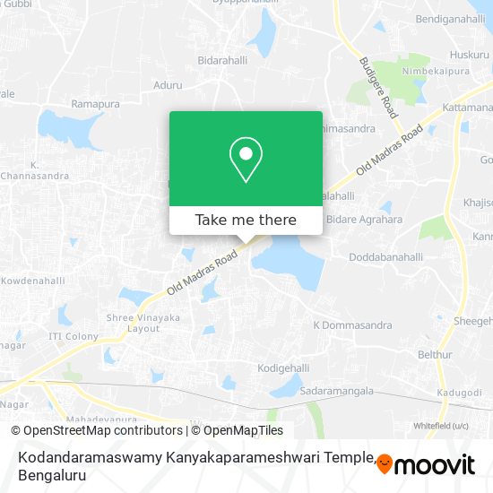 Kodandaramaswamy Kanyakaparameshwari Temple map