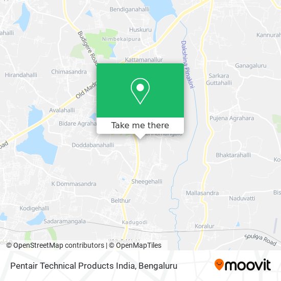 Pentair Technical Products India map