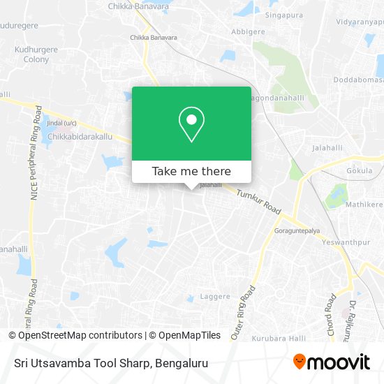 Sri Utsavamba Tool Sharp map