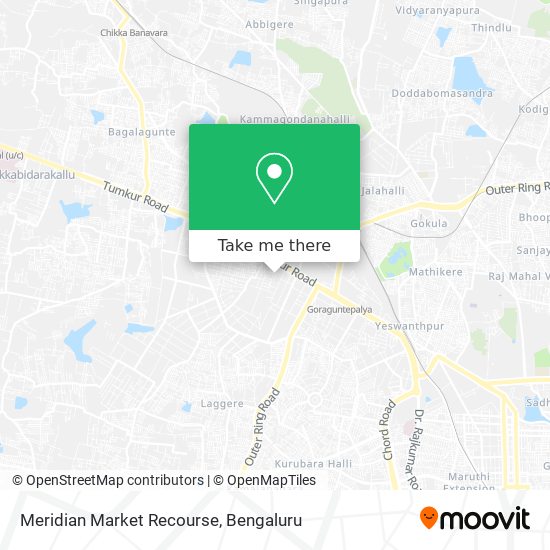 Meridian Market Recourse map