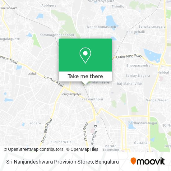 Sri Nanjundeshwara Provision Stores map