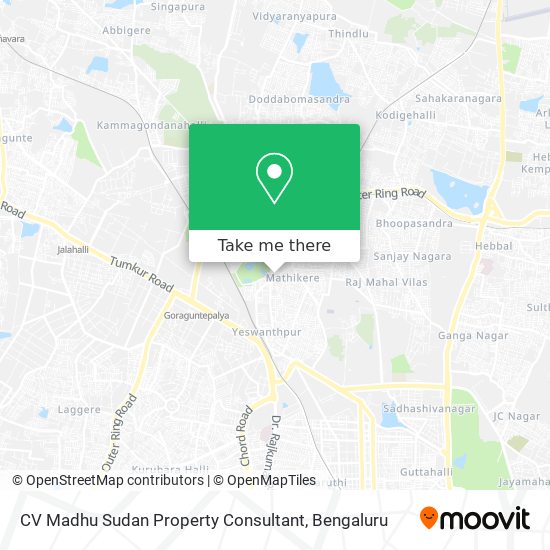 CV Madhu Sudan Property Consultant map