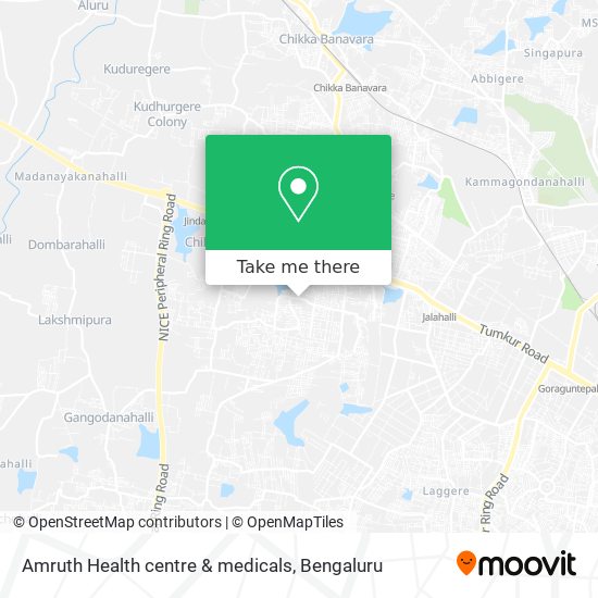 Amruth Health centre & medicals map