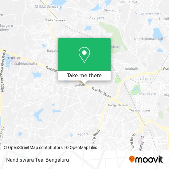 Nandiswara Tea map