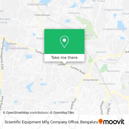 Scientific Equipment Mfg Company Office map