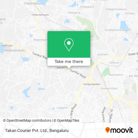 Takan Courier Pvt. Ltd. map