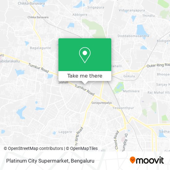 Platinum City Supermarket map