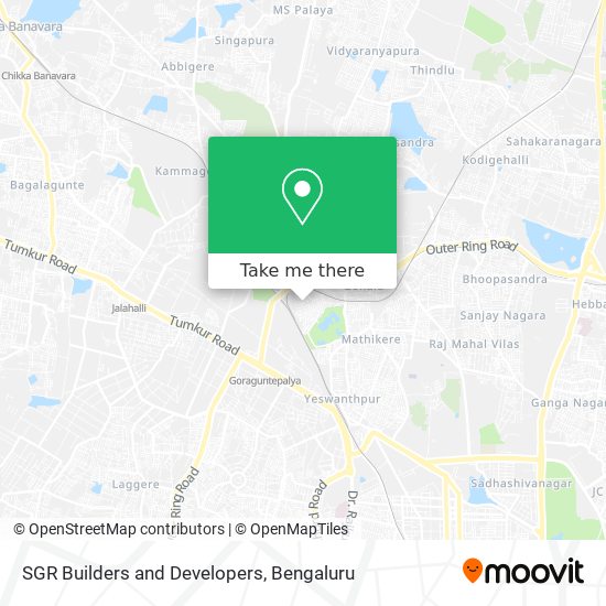 SGR Builders and Developers map