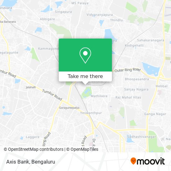 Axis Bank map