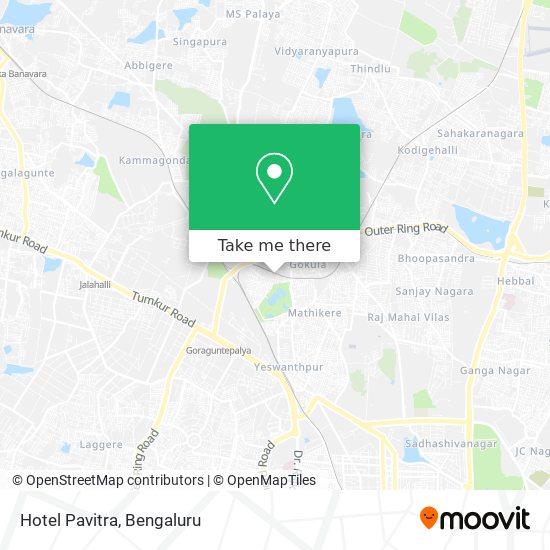 Hotel Pavitra map