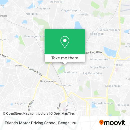 Friends Motor Driving School map