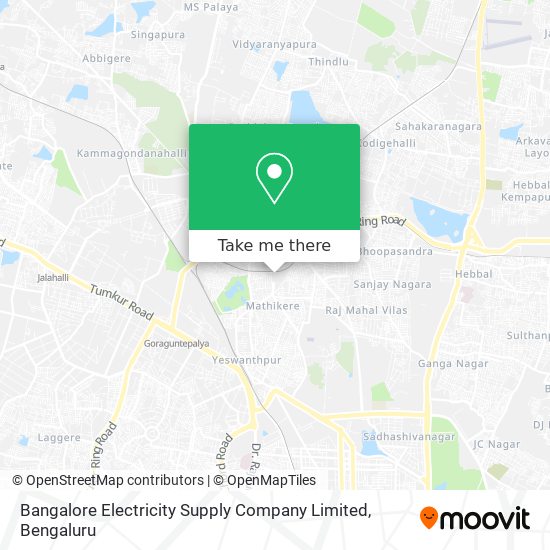 Bangalore Electricity Supply Company Limited map