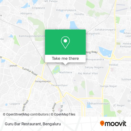 Guru Bar Restaurant map