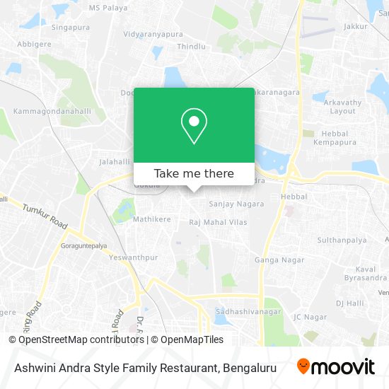 Ashwini Andra Style Family Restaurant map