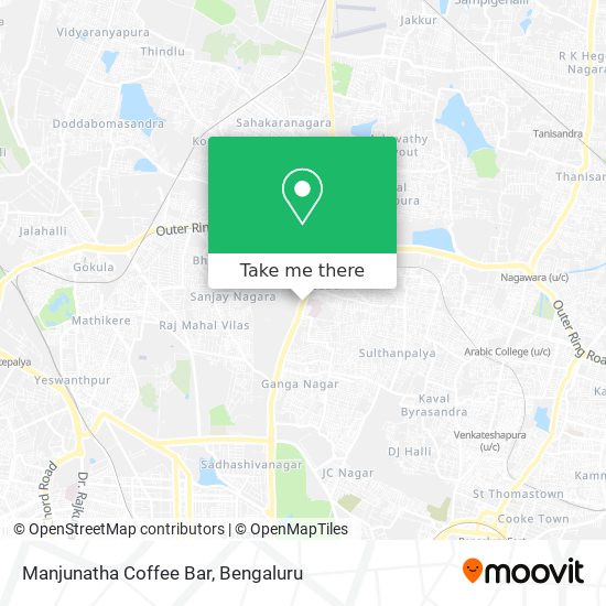 Manjunatha Coffee Bar map