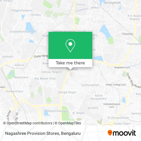 Nagashree Provision Stores map