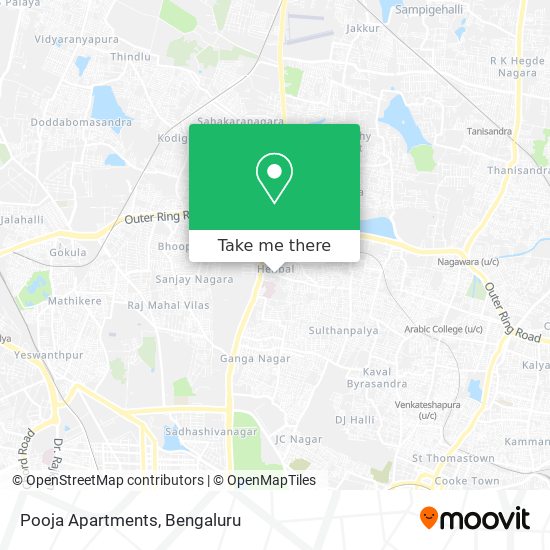 Pooja Apartments map