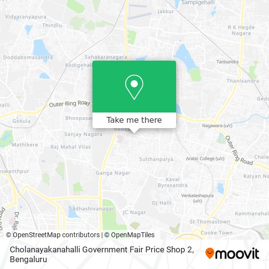 Cholanayakanahalli Government Fair Price Shop 2 map