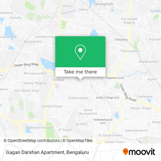 Gagan Darshan Apartment map