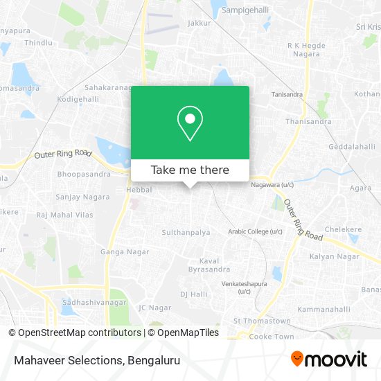 Mahaveer Selections map