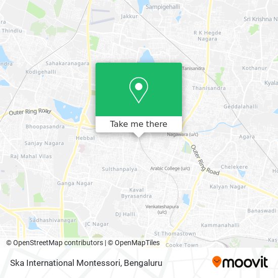 Ska International Montessori map