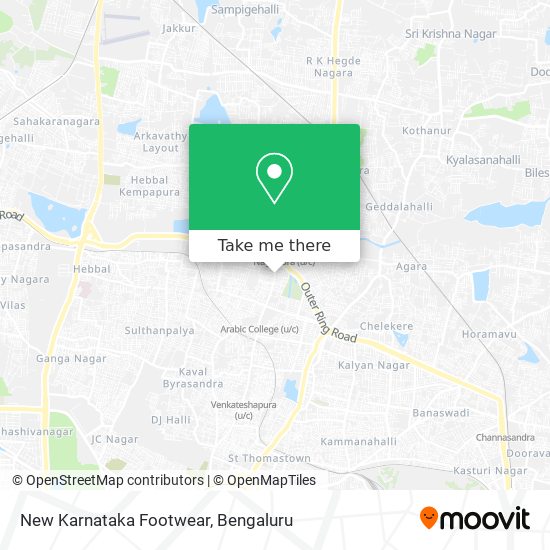 New Karnataka Footwear map