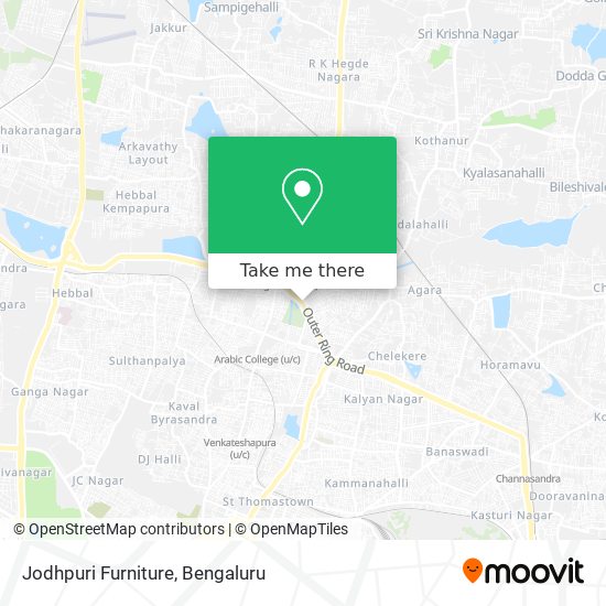 Jodhpuri Furniture map