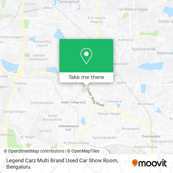 Legend Carz Multi Brand Used Car Show Room map