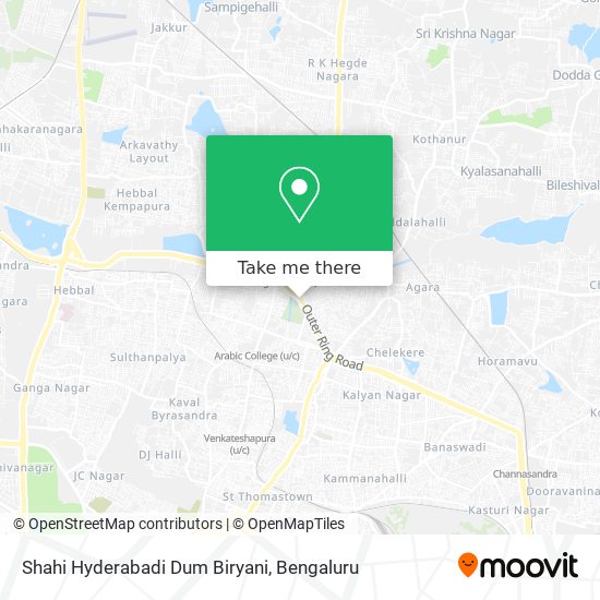 Shahi Hyderabadi Dum Biryani map