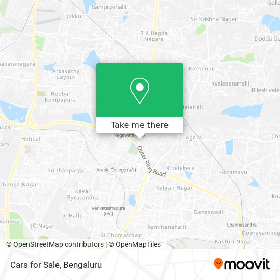 Cars for Sale map