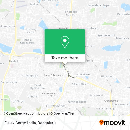 Delex Cargo India map