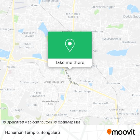 Hanuman Temple map