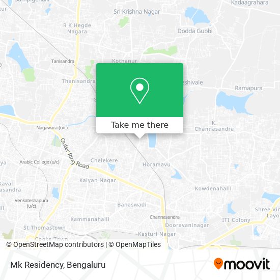 Mk Residency map