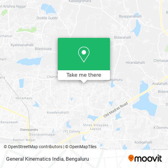 General Kinematics India map