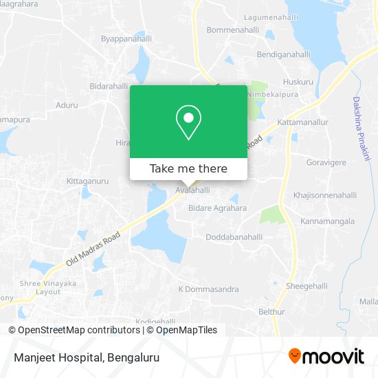Manjeet Hospital map