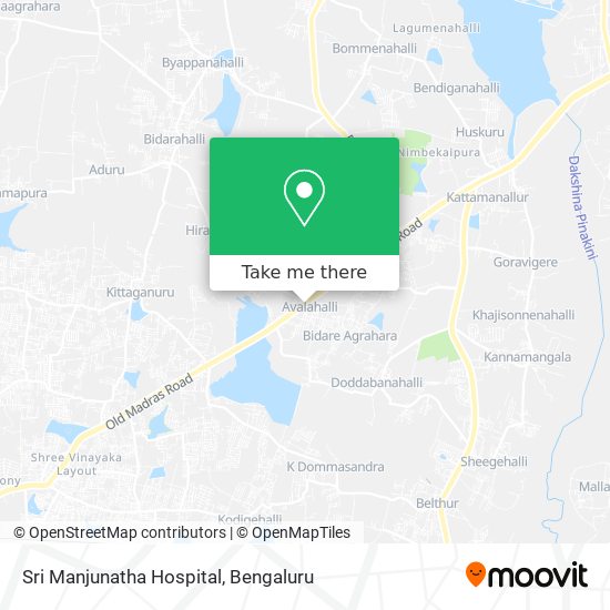 Sri Manjunatha Hospital map